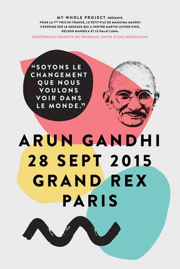 Gandhi et cool out au Grand rex
